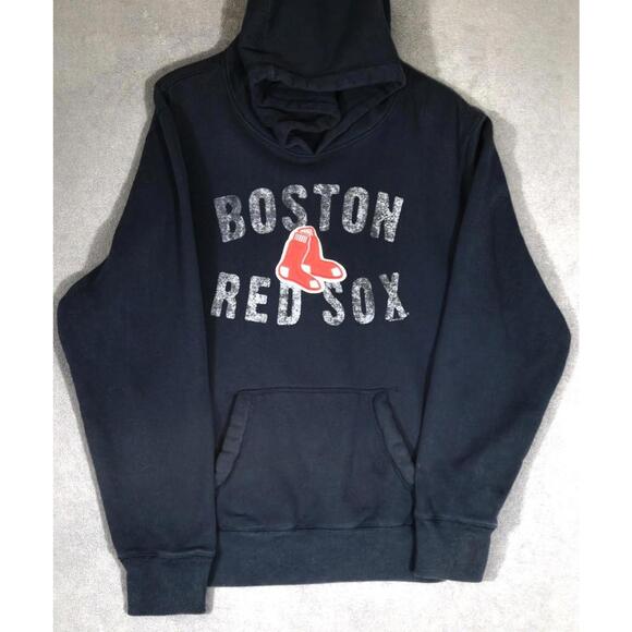 47 Brand Boston Red Sox Hoodie Navy Blue XL Pullover Sweatshirt MLB #1 - Picture 1 of 5
